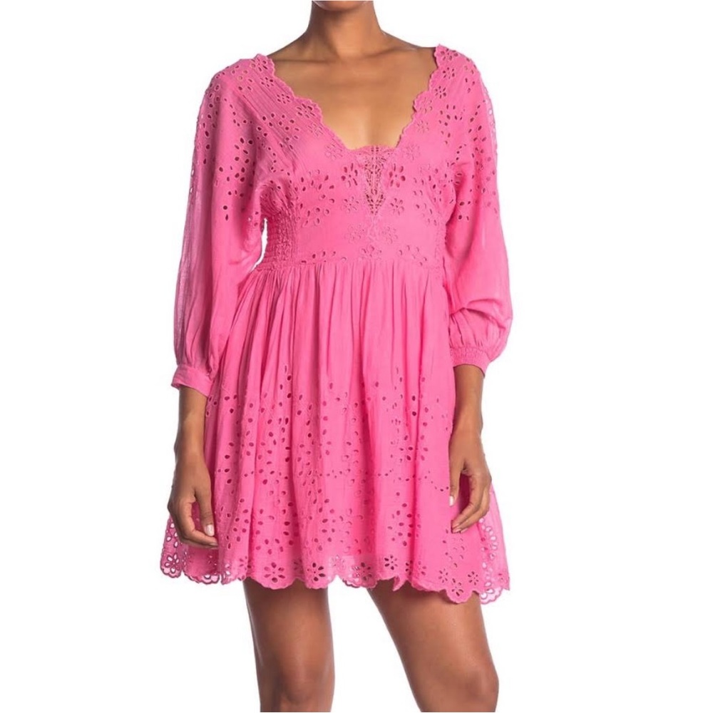 Free people Lottie Dress Pink Fizz